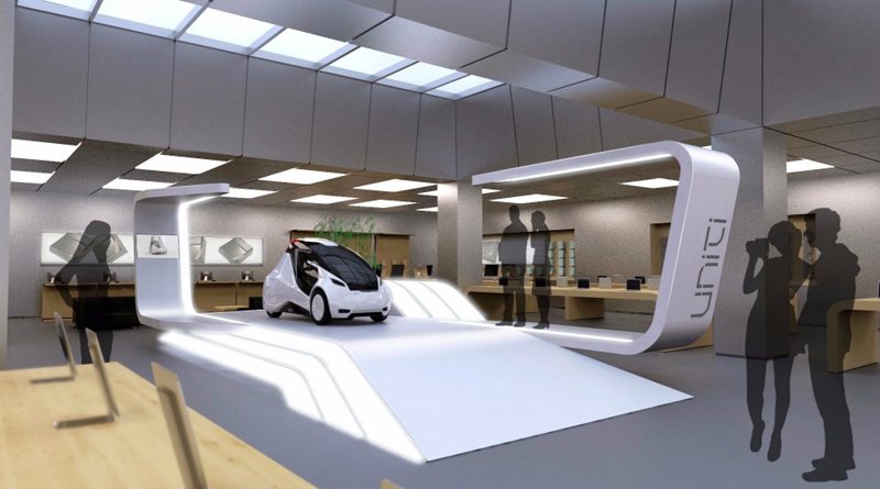 Трехколесный электрокар Ingenius EV