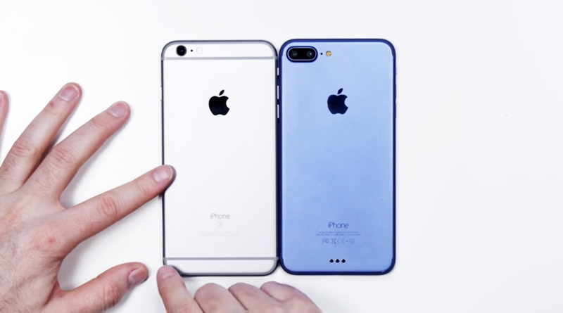 Настоящий Apple iPhone 7 и копия iPhone 7 | фото: 4.bp.blogspot.com