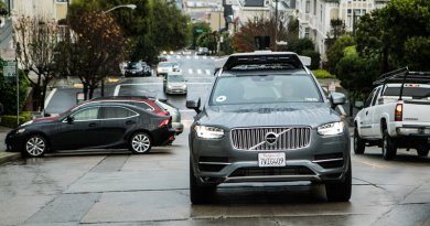 Беспилотник Uber Volvo