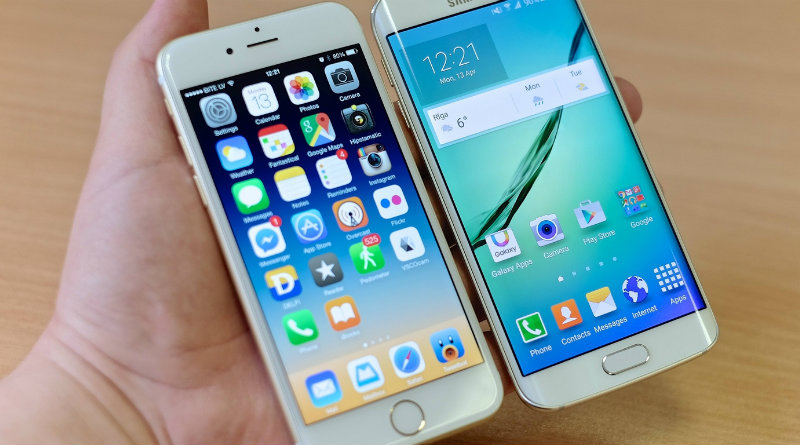 iPhone 8 и Samsung | Фото: iphoneforums.net