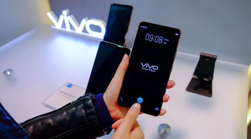 Vivo со сканером в экране | Фото: androidheadlines.com