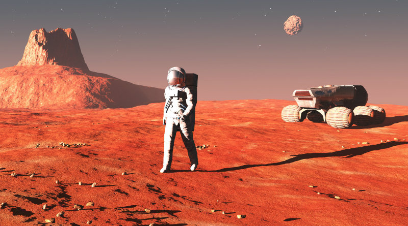 На Марсе | Фото: steemitimages