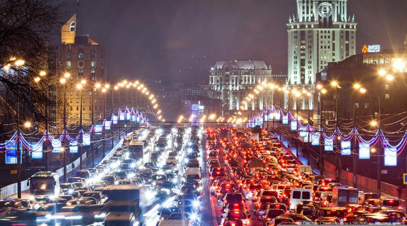 Пробка в Москве | Фото: vistanews