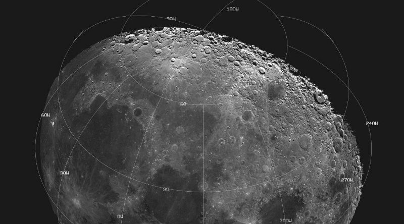 Карта Луны | Фото: astronet.ru