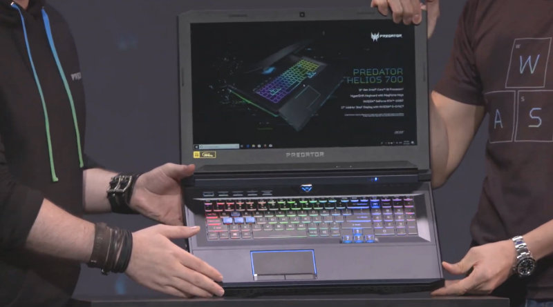 Acer Predator Helios 700 | Фото: rockpapershotgun