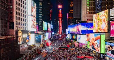 Дисплеи Samsung на Таймс-Сквер