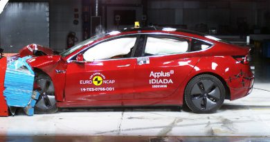 Краш-тест Tesla Model 3 | Фото: autoexpress