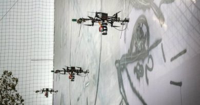 Дроны рисуют граффити | Фото: artribune