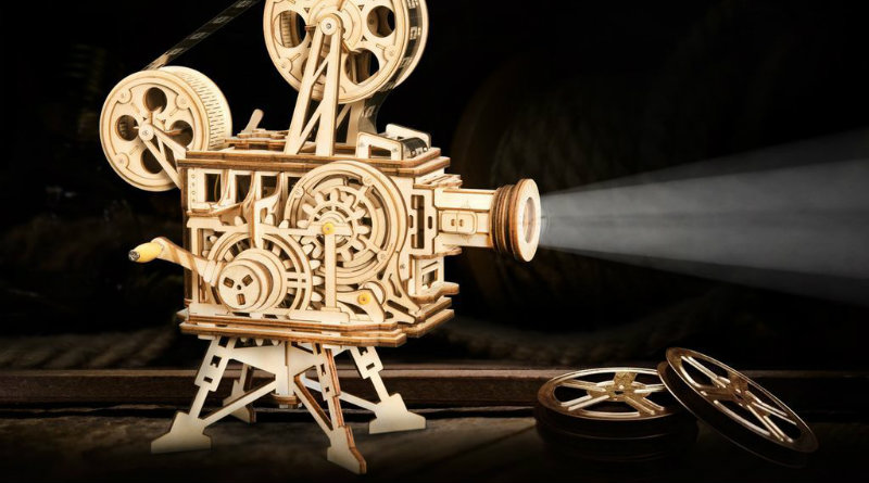 ROKR Vitascope 3D Puzzle Vintage Film Projector